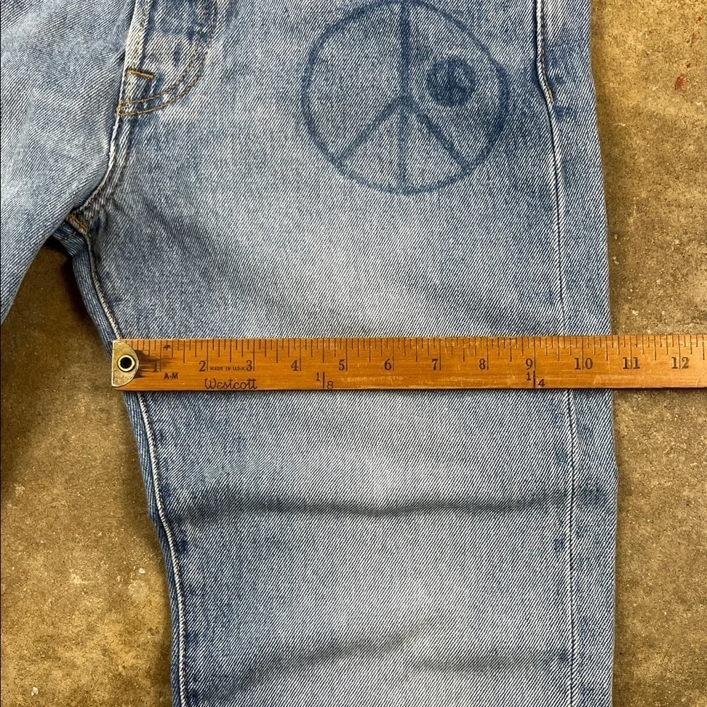 Levi’s 501 Jeans with Peace Sign 150th year